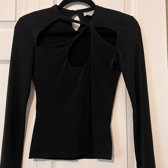 Musier Paris - Eleonore Cut-out Stretch-crepe Top - XS - Picture 1 of 2